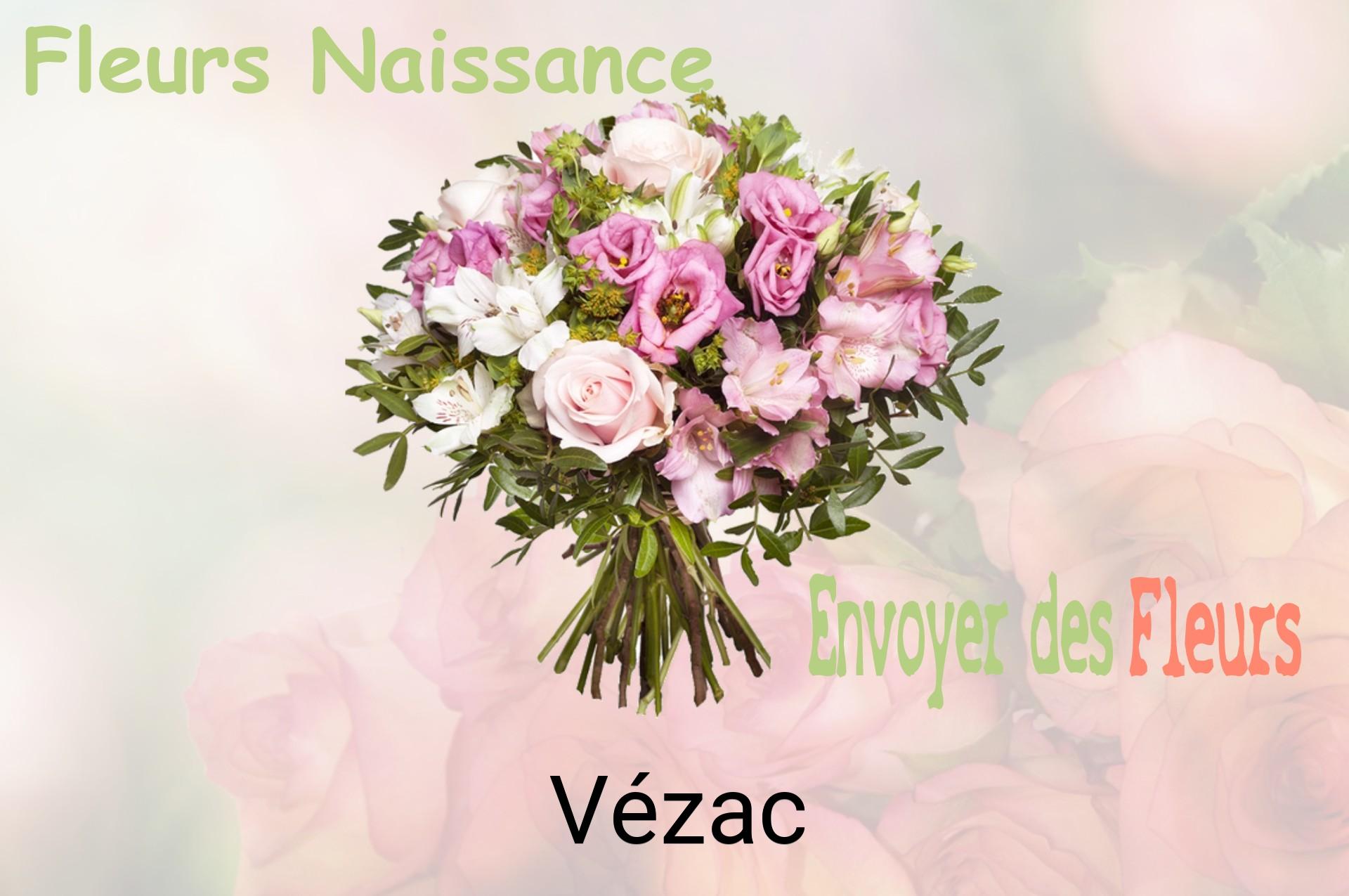 Bouquet de fleurs de naissance livré à Vézac